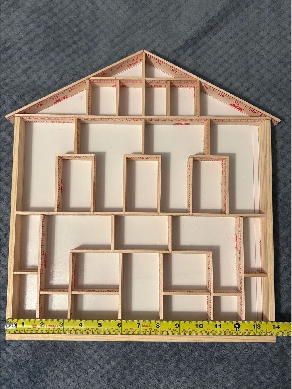Handmade House Shaped Trinket Shelf